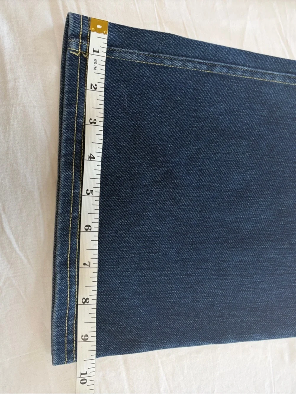HALARA Dark Blue Wide Leg Flare Jeans - Picture 13 of 13